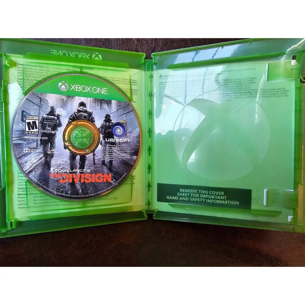 Tom Clancy's The Division‎ Microsoft Xbox One, 2016 Case And Disc